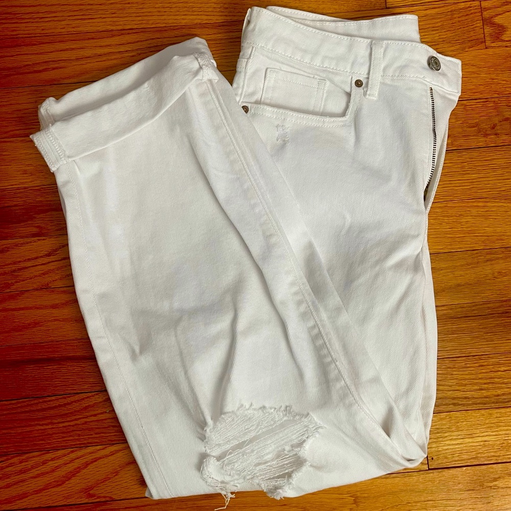 Old Navy white OG loose, high waisted jeans